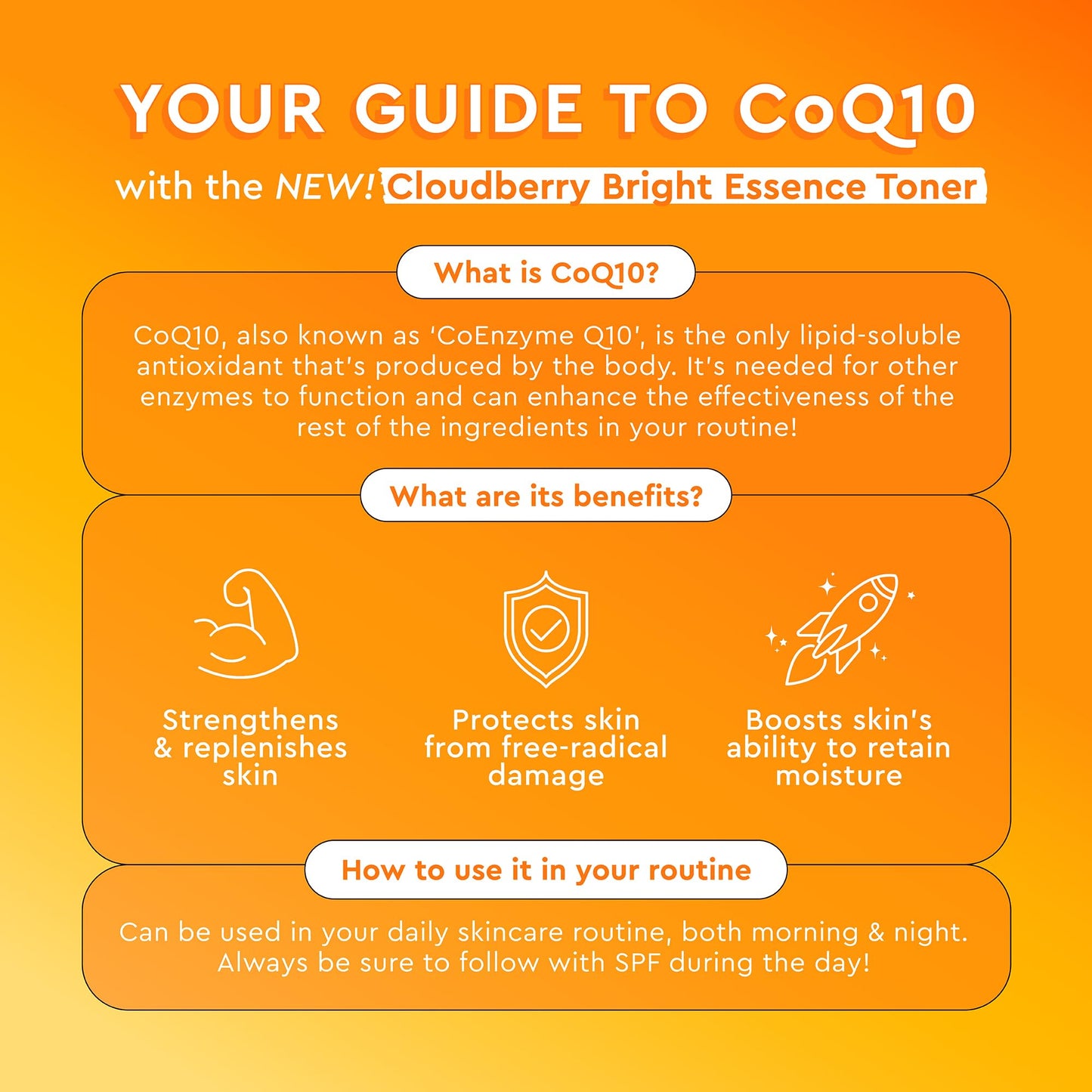 Glow Recipe Cloudberry Brightening Essence Toner, Korean Brightening Essence, Hydrating Rice Water + 5% Glycerin, CoQ10, Vitamin C & E, Barrier Support, Even Tone (75ml)
