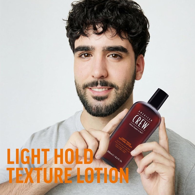 American Crew Hair Texture Lotion - Lightweight Hold for Fine Hair | 8.4 fl oz
