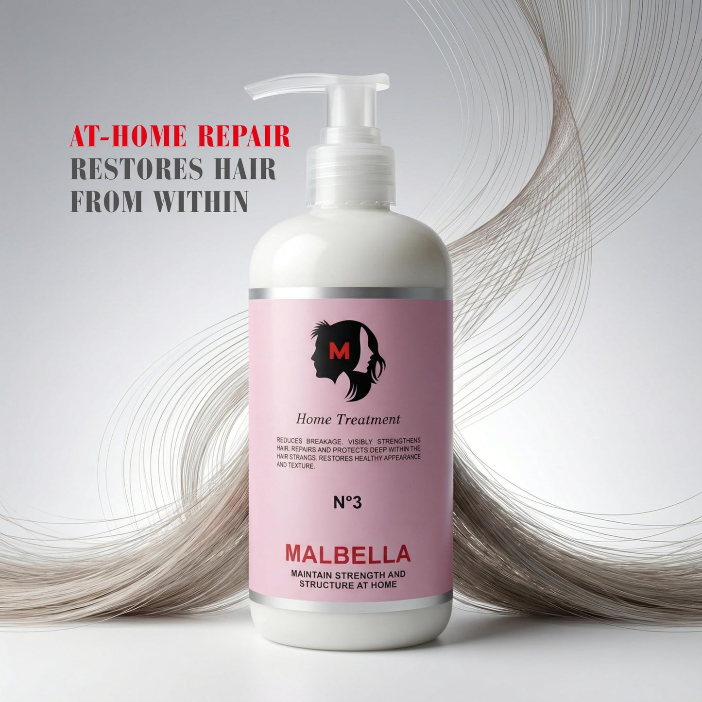 MALBELLA Hair Mask - Deep Conditioning Hair Mask - Bond Repair Treatment - Hydrating - Intensive Hydration - Repairing - 15.2 oz