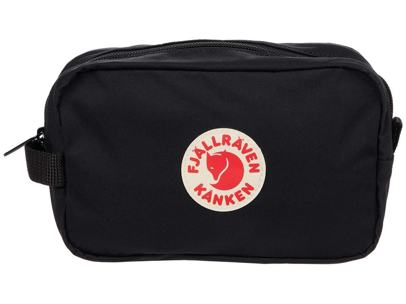 Fjallraven Kanken Gear Bag Organizer Pouch, Zippered Storage for Travel, Toiletries, and Daily Carry, Black