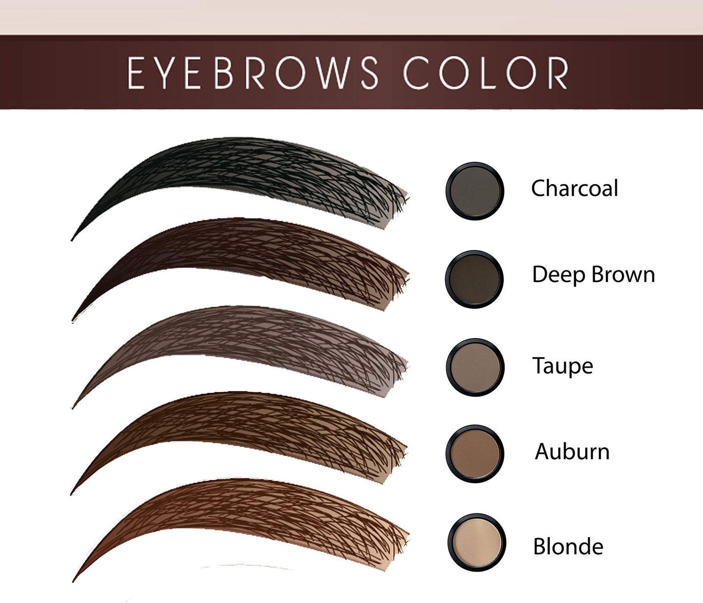 Mom's Secret 100% Natural Eyebrow, Organic, Vegan, Eyebrow Powder, Gluten Free, Cruelty Free, Made in the USA, 2.5 g. (Deep Brown)