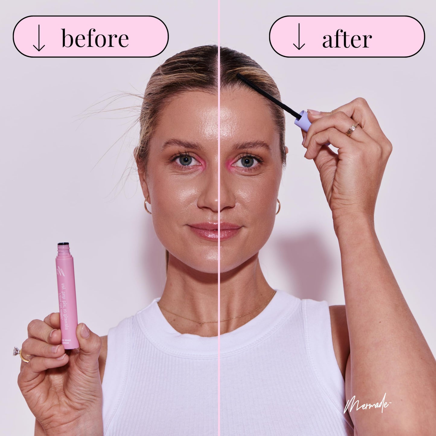 Mermade Hair Gel Wand - Flyaway Taming & Styling Wand for Women, Helps Tame & Smooth Frizz, Slick Stick for Fly Aways & Baby Hairs, Lightweight Formula, Fast Drying, Strong Hold
