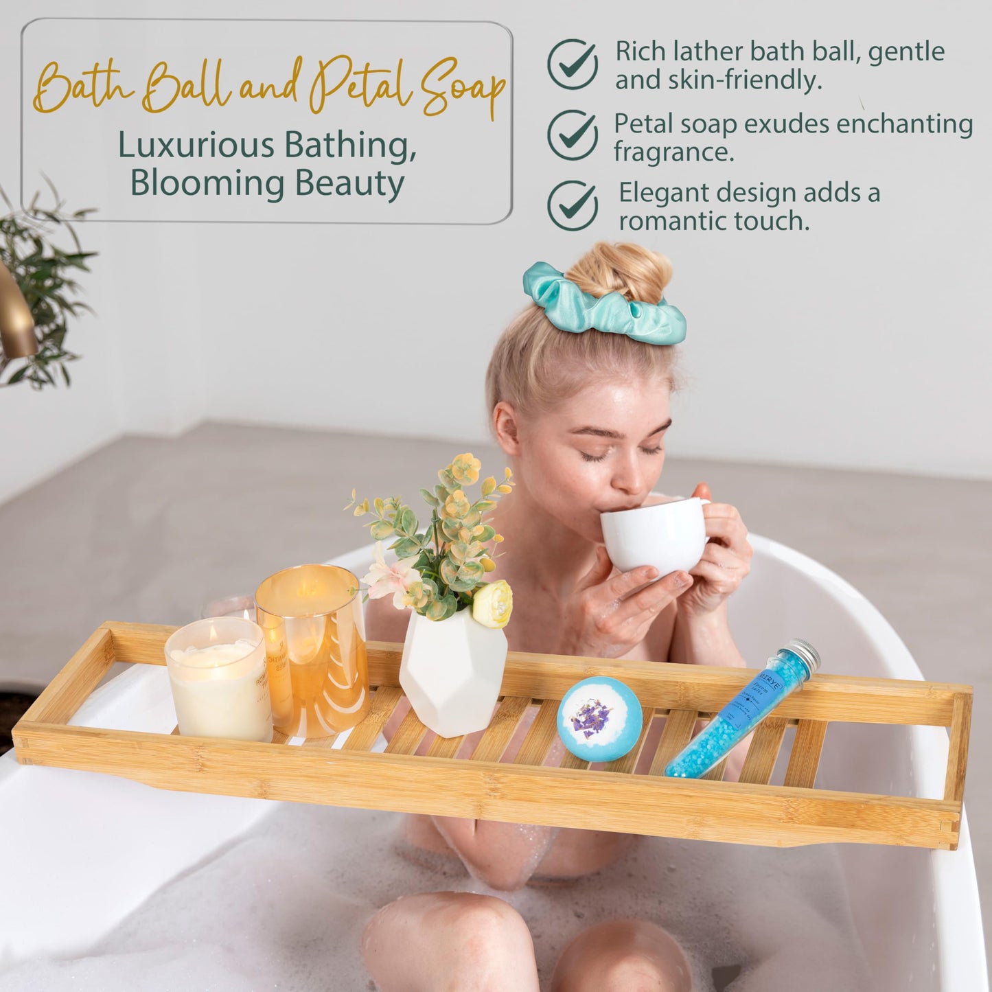 Self Care Gift Set for Women - With Bracelet, Spa Goods, Eye Mask, Blanket, Drinking Cup, Hair Tie, Socks, Mirror & Card - Unique Wellness, Birthday Gift Care Package for Sister, Best Friend, Girlfriend, Mom.