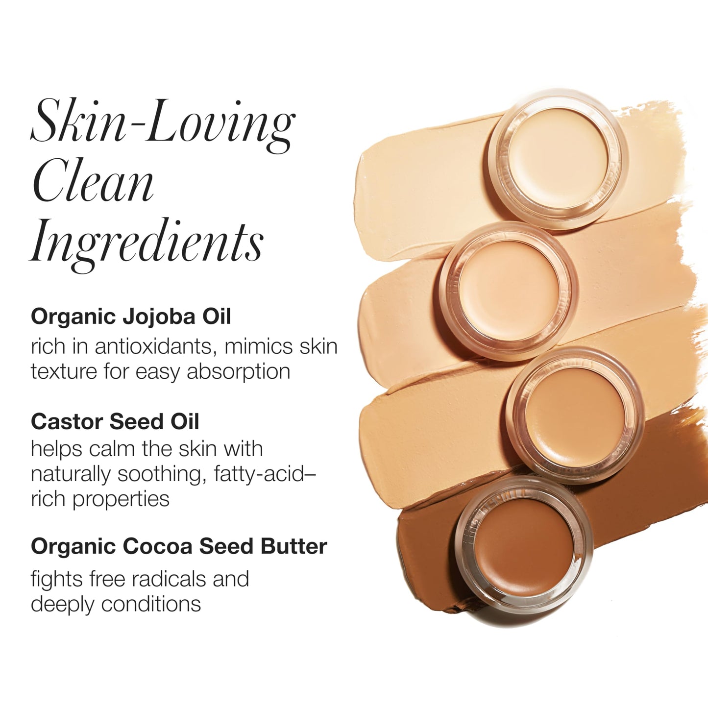 RMS Beauty UnCoverup Concealer - Hydrating Under Eye Concealer for Dark Circles & Blemishes - Creamy Full Coverage for Mature Skin - Organic - 6ml