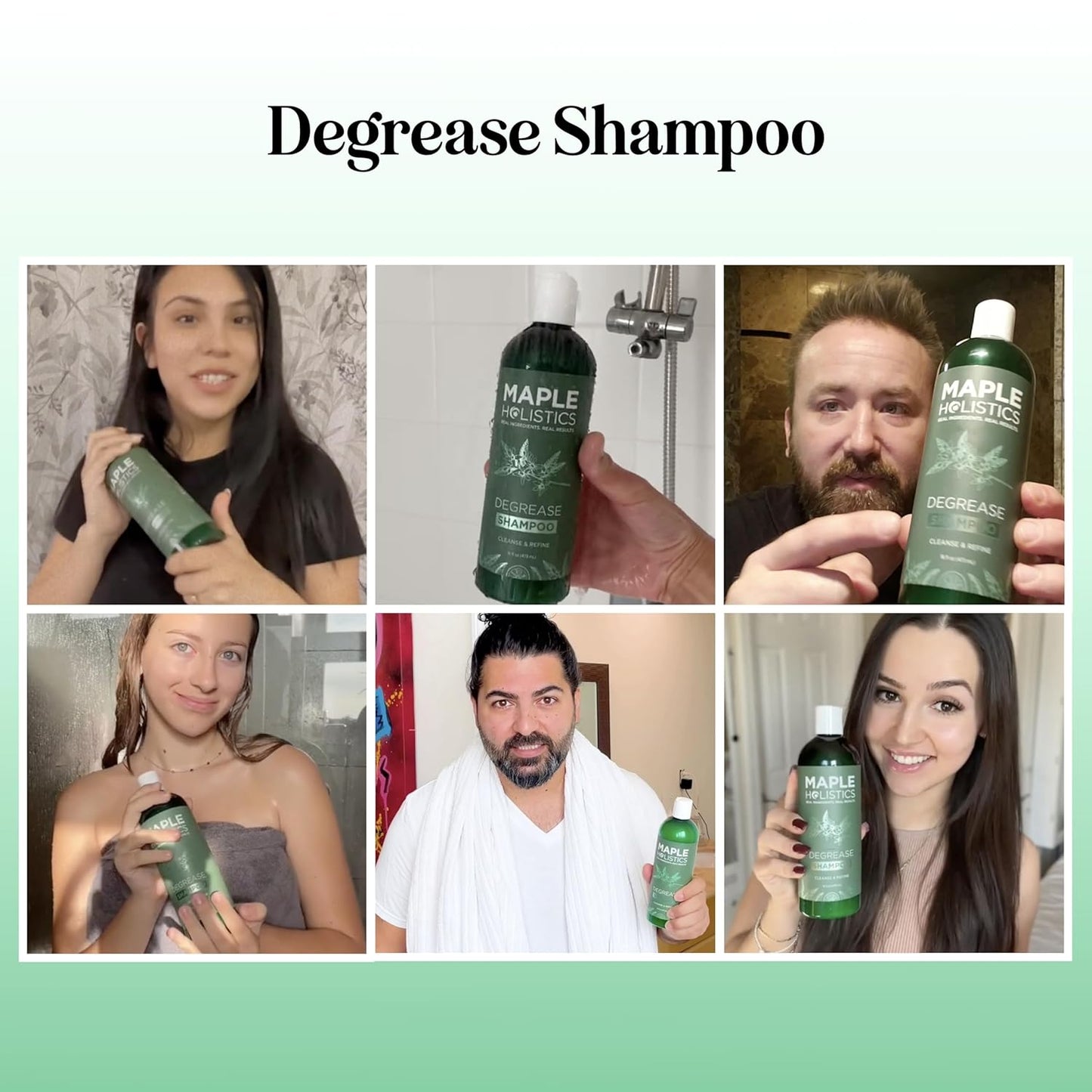 Clarifying Shampoo for Oily Hair - Deep Cleansing Rosemary Oil Formula | Vegan & Sulfate Free (2 Pack)