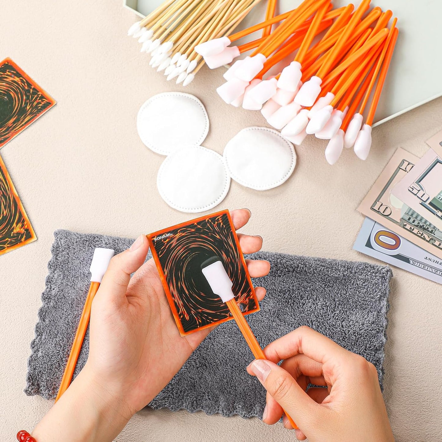 Trading Card Care Cleaning Kit - 603 Pcs TCG Grading & Scratch Repair Tools | Essential Accessories