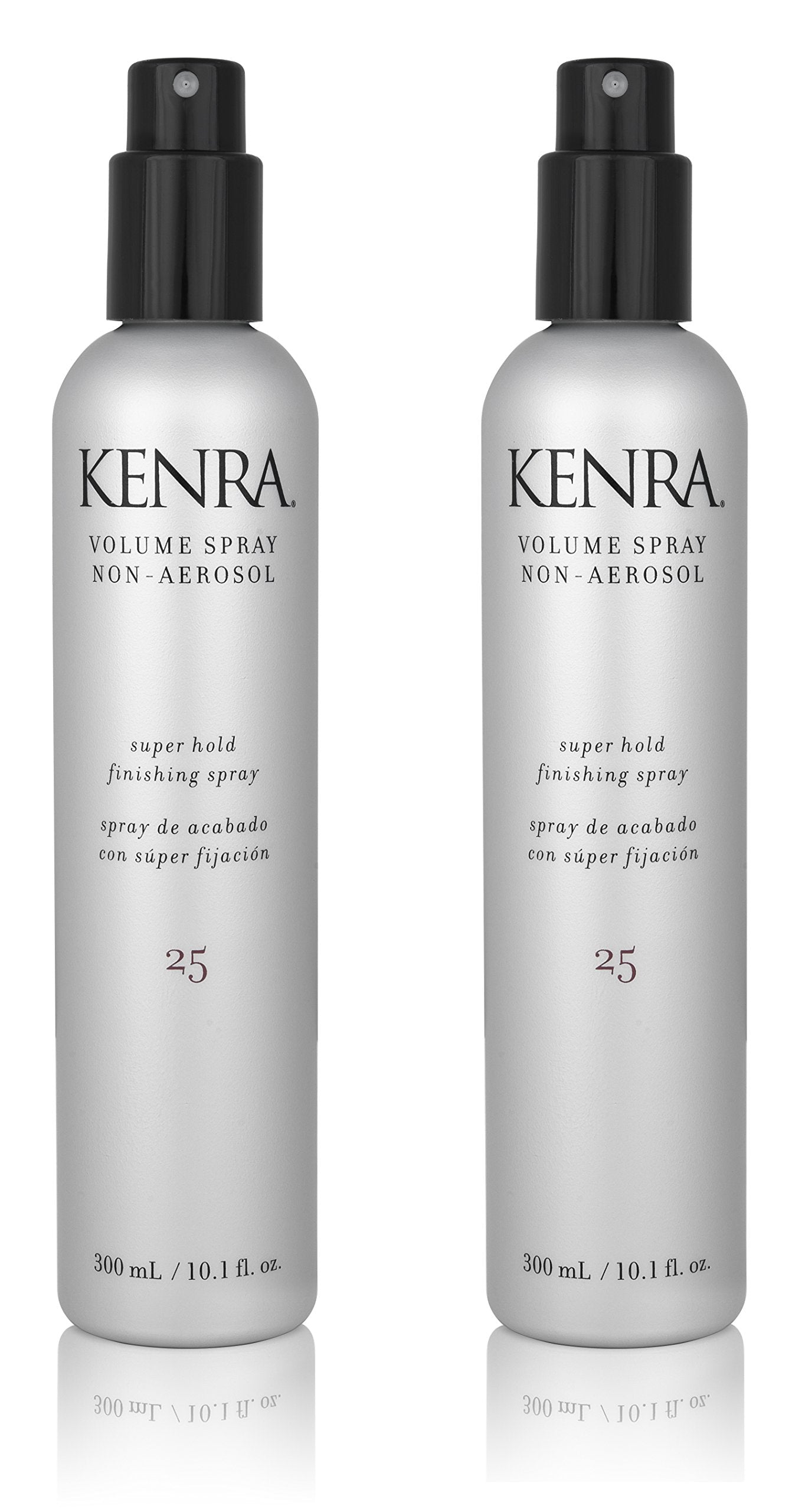 Kenra Professional Volume Spray Non Aerosol 25 | Super Hold Finishing Spray | High Humidity Resistance | Flake-Free and Fast-Drying | All Hair Types | 10.1 fl. oz. (2-Pack)