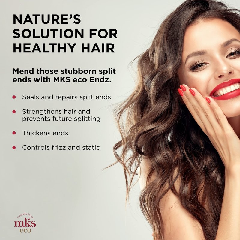 MKS eco Endz, Original Scent - 4 fl oz - Split End Mender & Preventer - Moroccan Argan Oil, Hemp Seed Oil - Vegan & Cruelty Free