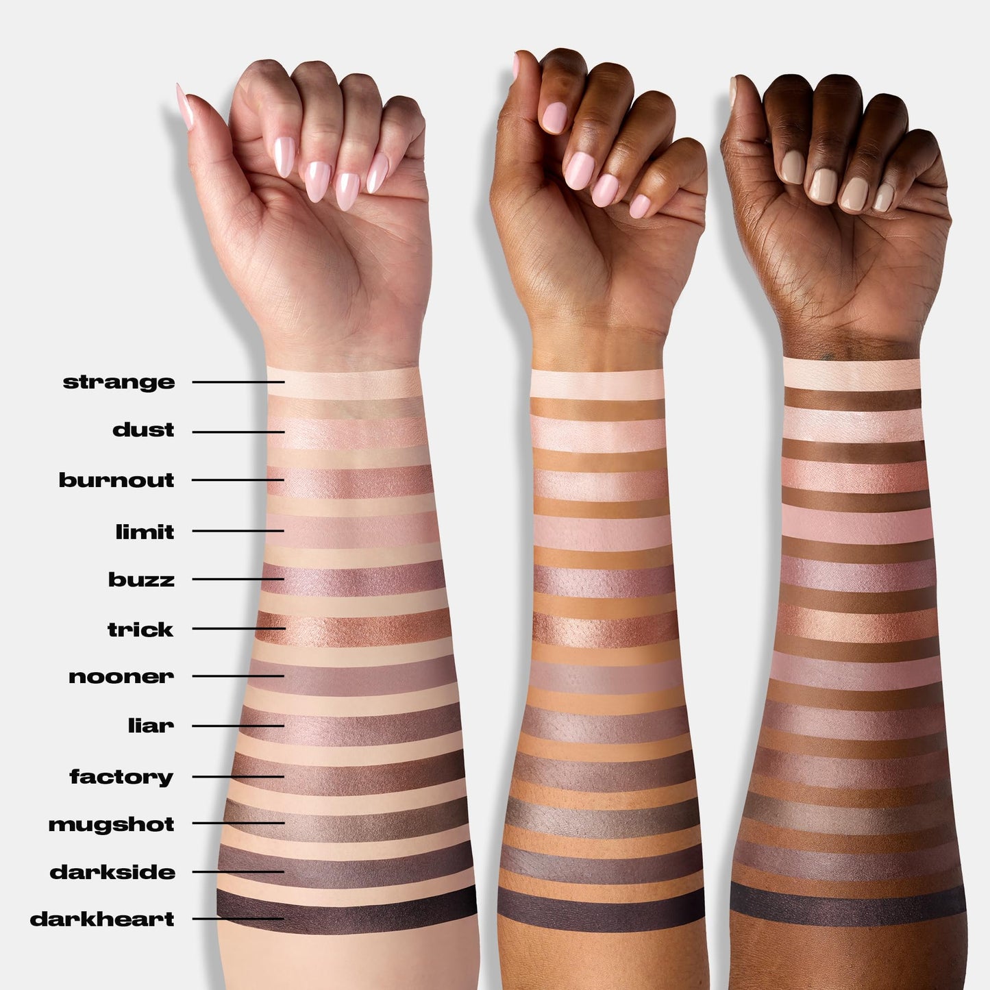 URBAN DECAY Naked3 Eyeshadow Palette - 12 Rosy Soft Pink Neutral Shadows