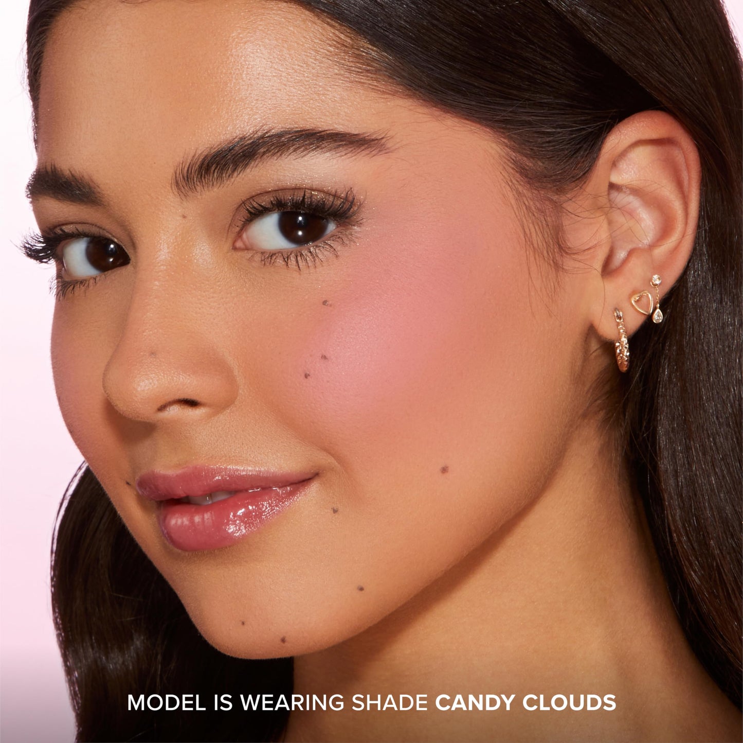 Too Faced Cloud Crush Blurring Blush | Velvety Powder Blush for Cheeks with High-Pigment Formula | 93% Naturally Derived Ingredients, Vegan & Cruelty-Free, Candy Clouds, 0.17 Ounce