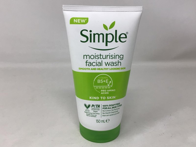 Simple Moisturizing Kind to Skin Face Wash, 5 oz (4 pack) (Bundle)