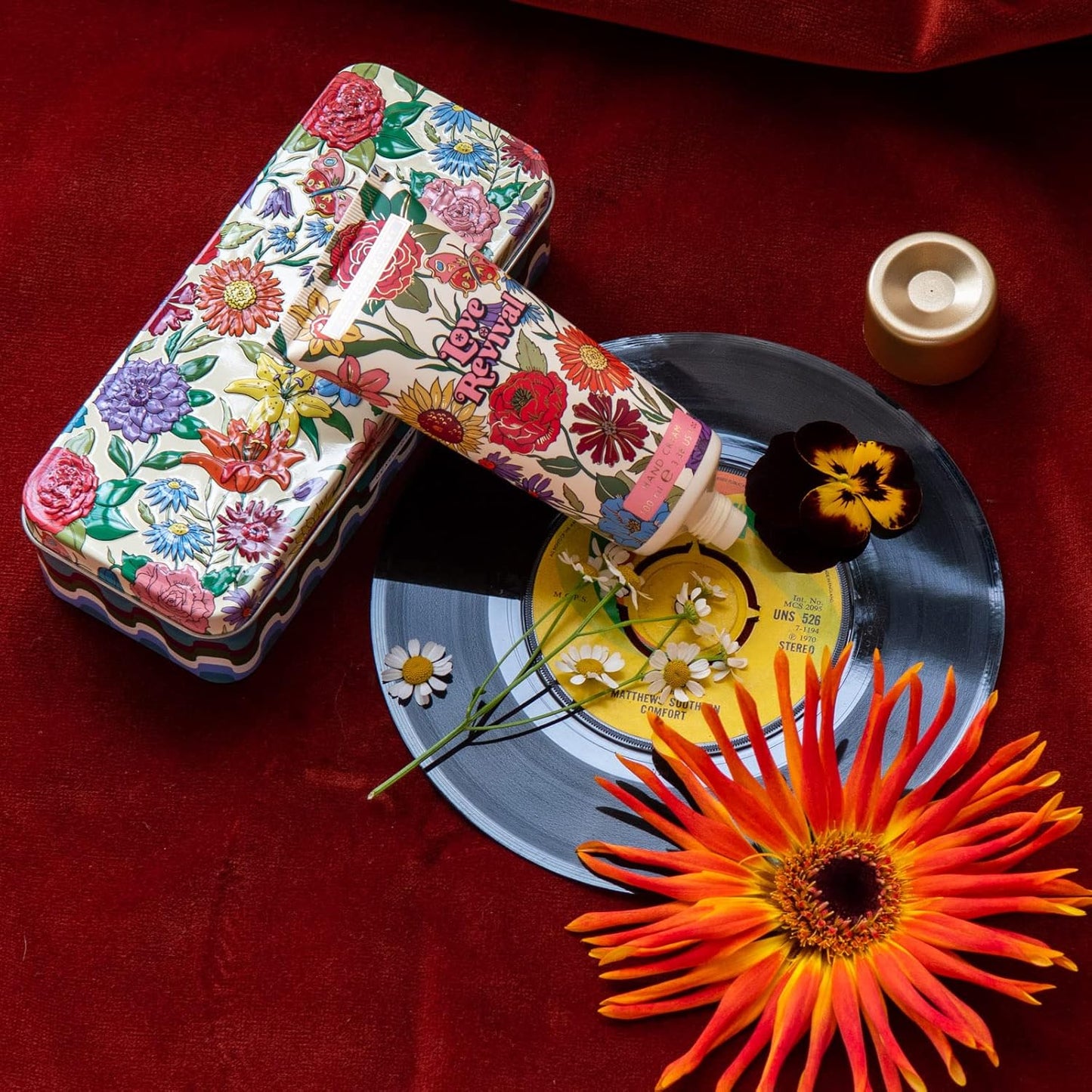 Heathcote & Ivory Love Revival Hand Cream - Hydrating 100ml Tin for Soft, Beautiful Hands