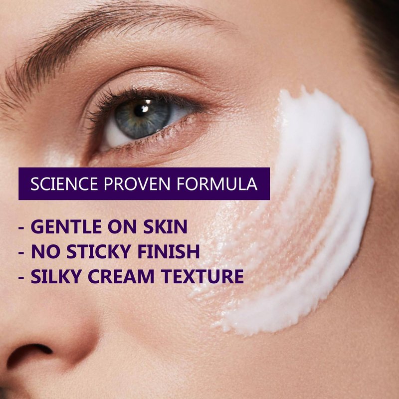 Caffeine Eye Cream for Dark Circles - Caffeine Eye Serum Infused with Collagen and Niacinamide, Cream for Puffines and Bags Under Eyes w/ 360° Depuffer Roller (0.5 Fl Oz (Pack of 6))