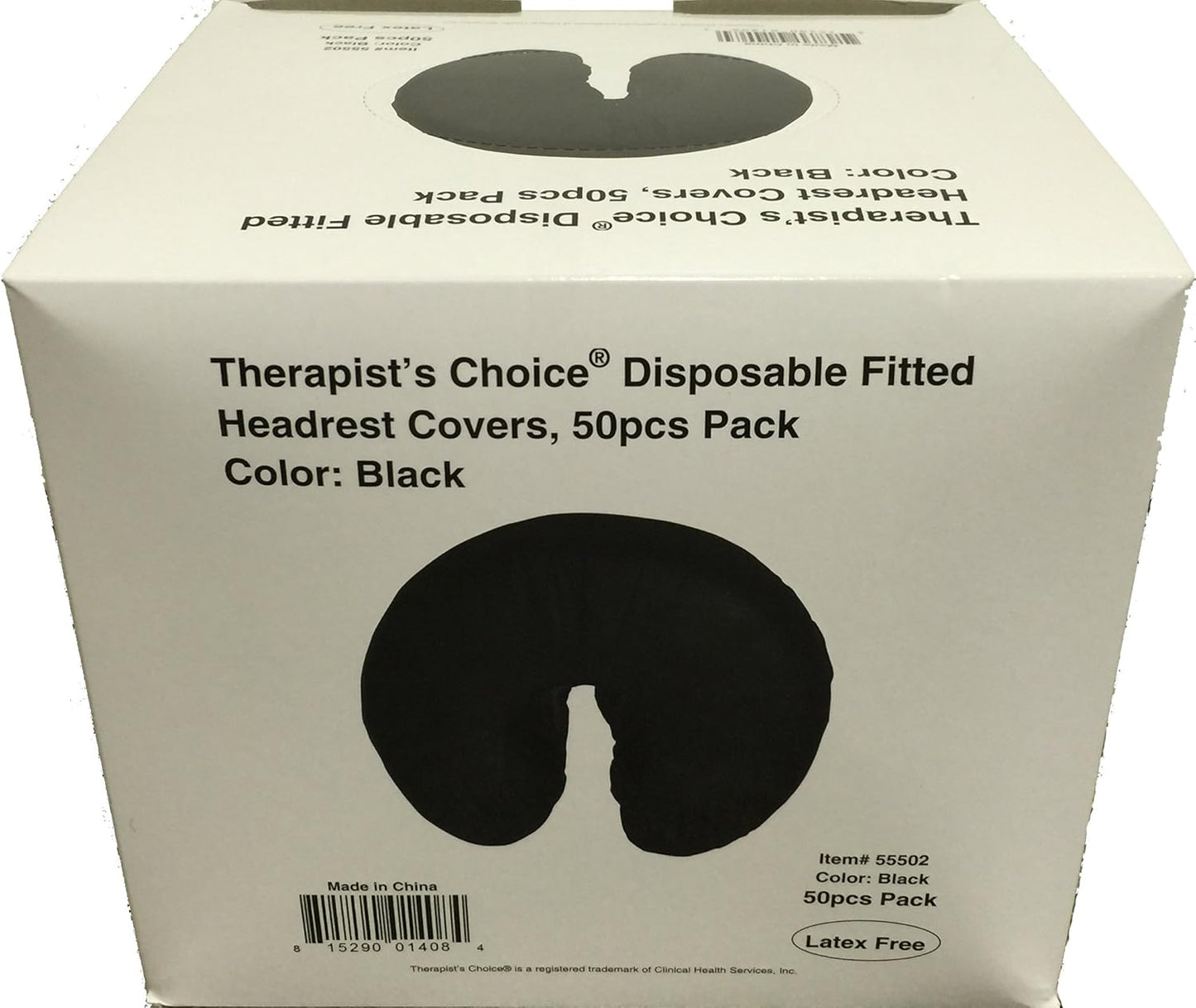 Disposable Fitted Face Rest Covers - 50 Pack for Therapists | Soft & Comfortable