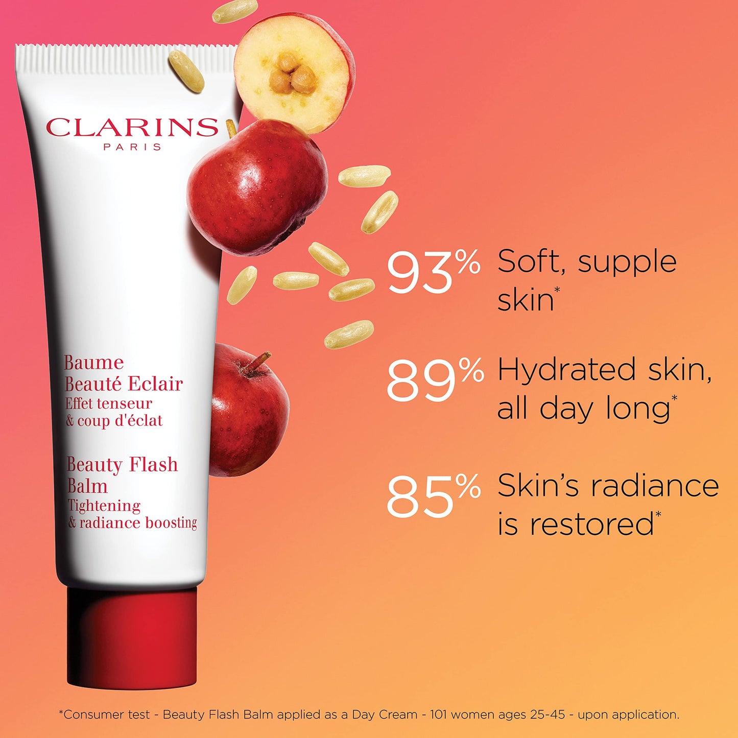 Clarins Instant Smooth Face Primer and Beauty Flash Balm Bundle | Wrinkle-Smoothing Face Primer | 3-in-1 Glow Boosting Face Cream, Makeup Primer, or 10 Minute Mask | All Skin Types