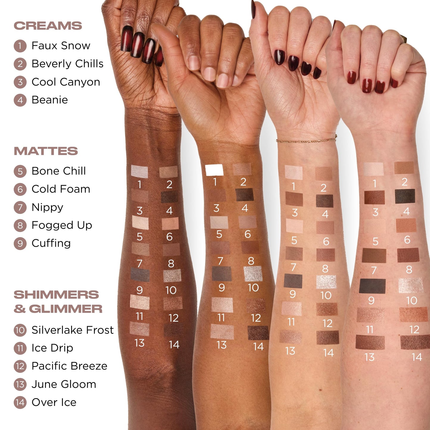 Urban Decay Naked Shaped Multi-Use Eyeshadow Palette - Cool Neutral Eye & Face Palette, 14 Crease & Transfer-Resistant Shades, Up to 16HR Wear, Sculpting Creams, Defining Powders, Shimmer Highlighters