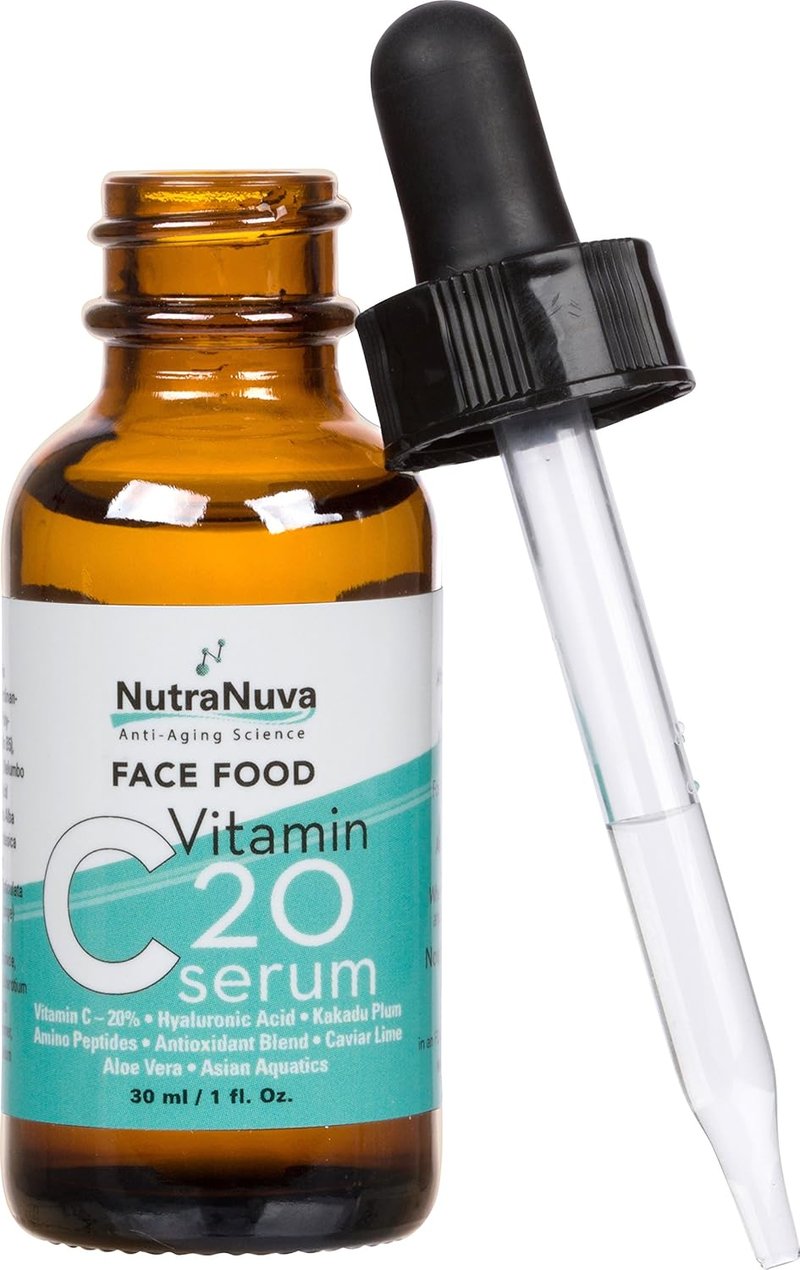 Vitamin C Serum - Anti-Aging 20% Complex with Hyaluronic Acid & Peptides | Vegan Formula, 1 fl. Oz