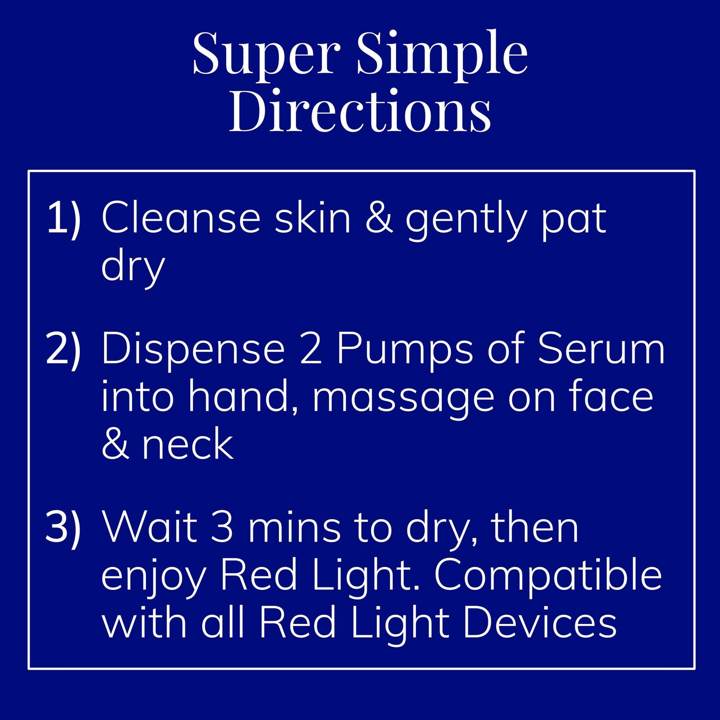 Red Light Serum for Face & Neck | 100% Clean Formula | Activation Serum Boosts LED Benefits, Smooth Wrinkles, Hydrate & Brighten | Matcha, Hyaluronic Acid, Orchid Stem Cells | 2x Bigger Bottle, 2 Oz