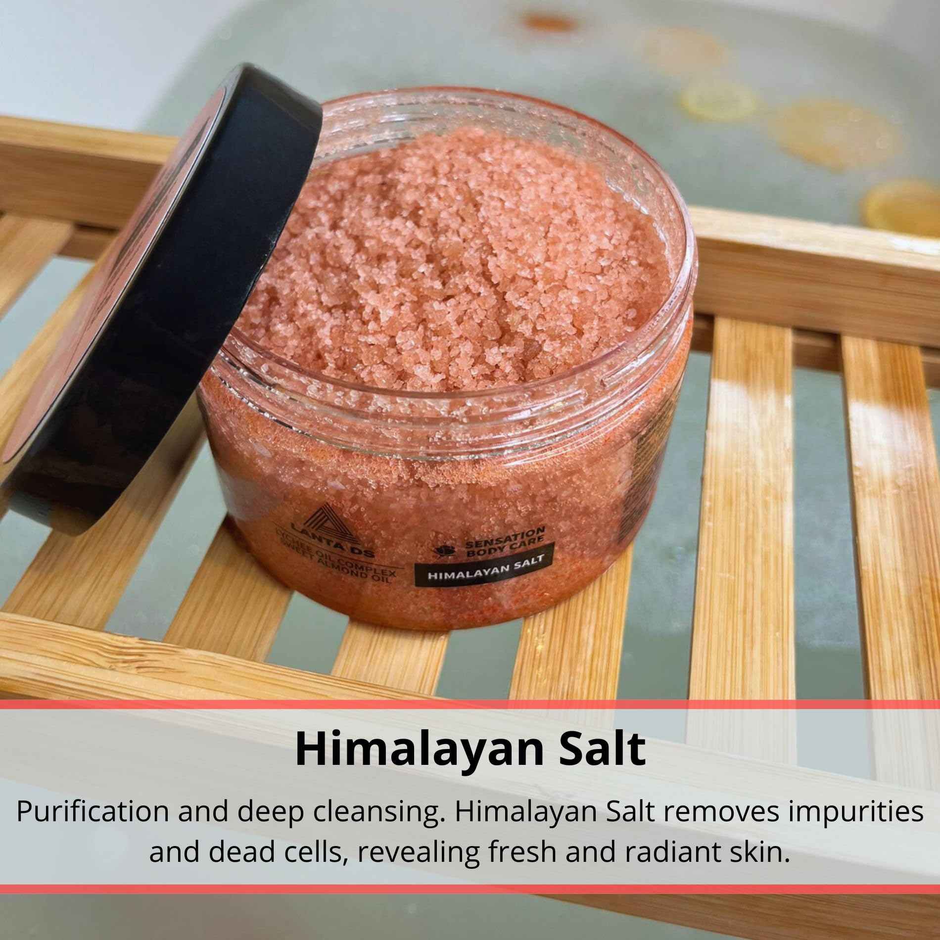 Body Scrub Set - Body Exfoliator - Himalayan Salt Scrub - Butter Scrub and Sugar Scrub - Exfoliating Wash set - Skin Care Set - All Skin Types with Scrubber Silicone