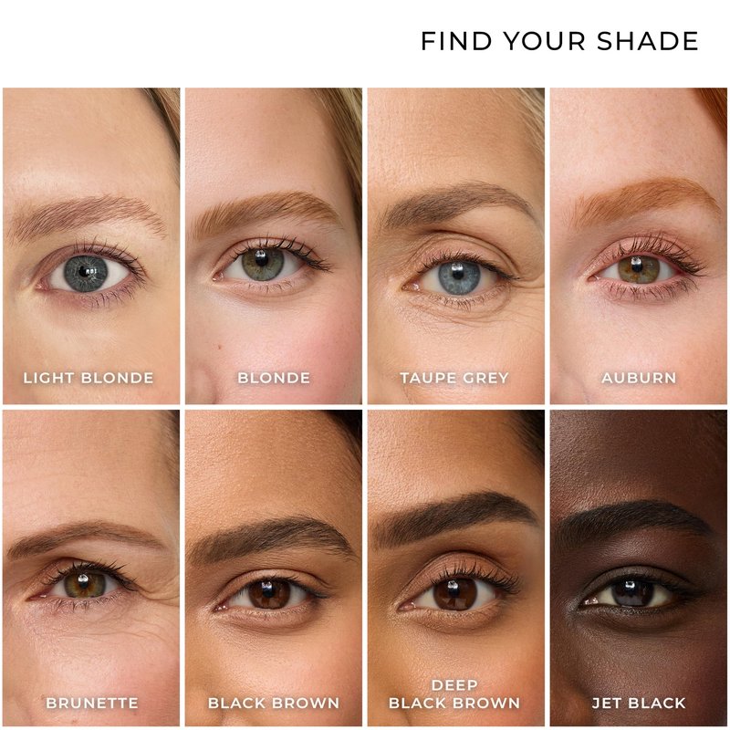 WUNDERBROW Waterproof Eyebrow Gel, Taupe-Grey, Vegan and Cruelty-Free