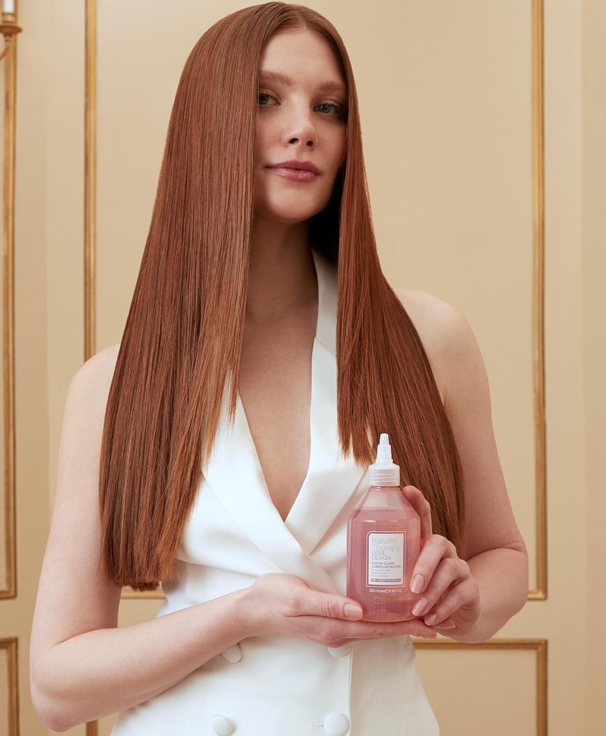 ALFAPARF MILANO Hair Gloss Treatment - Keratin Therapy Lamellar Water for Shiny, Frizz-Free Hair | 8.45 fl oz