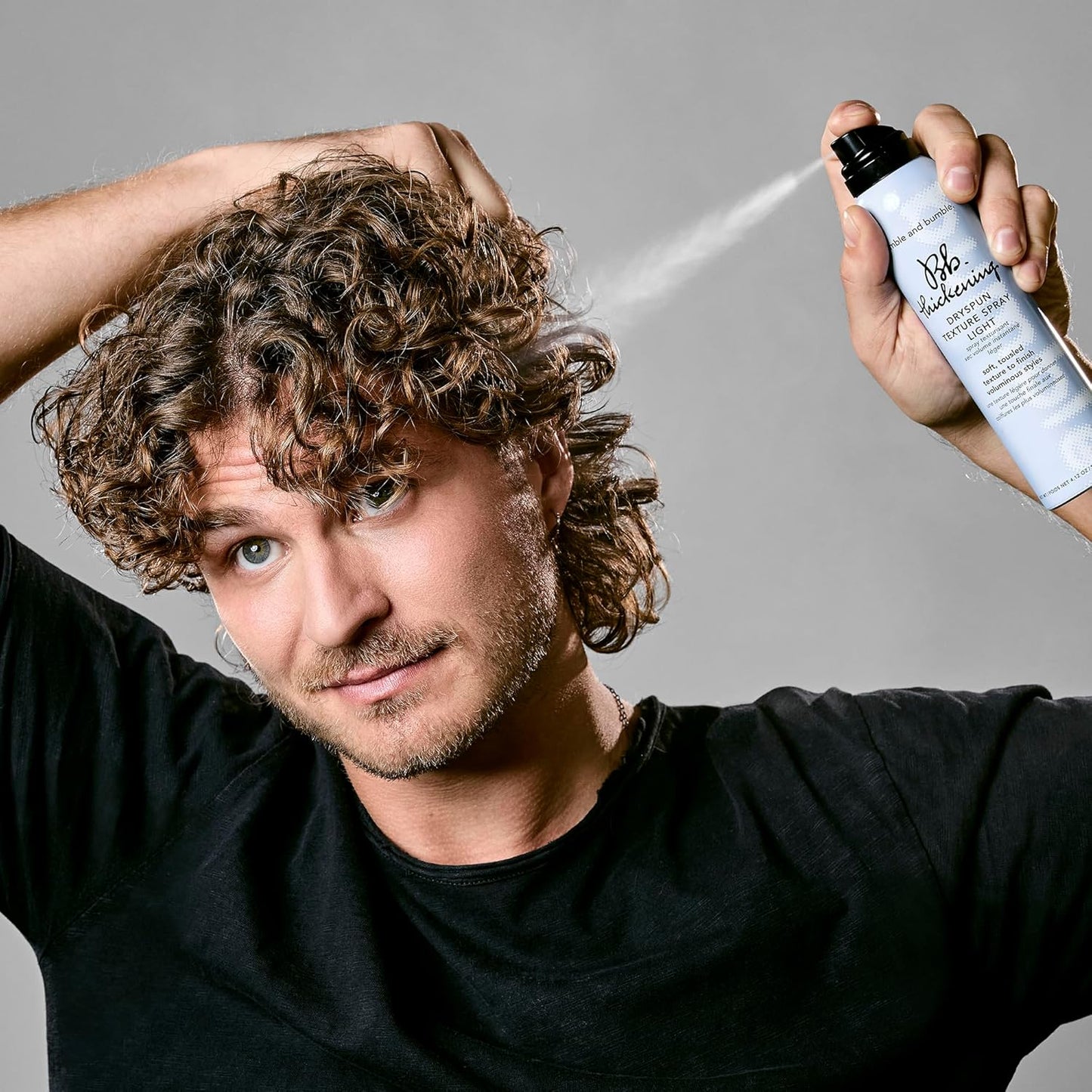 Bumble and Bumble Thickening Dryspun Texture Spray - Adds Airy Dimension & Light Hold | For Medium to Thick Hair Types