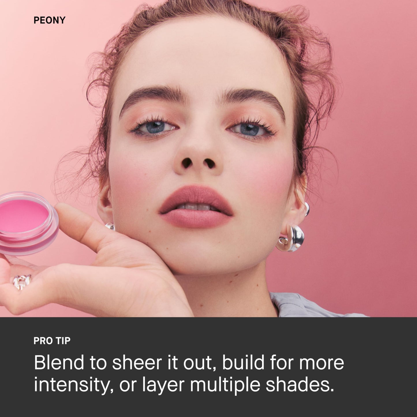 Bobbi Brown Pot Rouge Velvet Matte | Whipped Cream-to-Powder Blush for Blur Effect | 2-in-1 for Cheeks & Lips, 0.3 Ounce, Peony