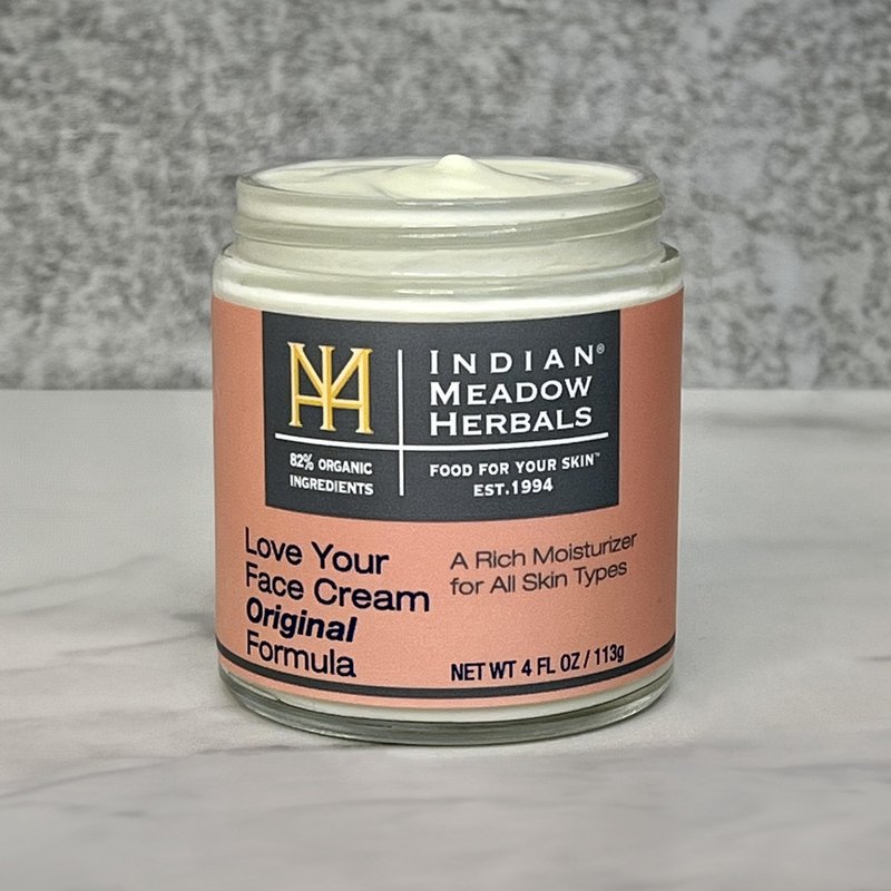 Indian Meadow Herbals, Cream Love Your Face, 4 Ounce