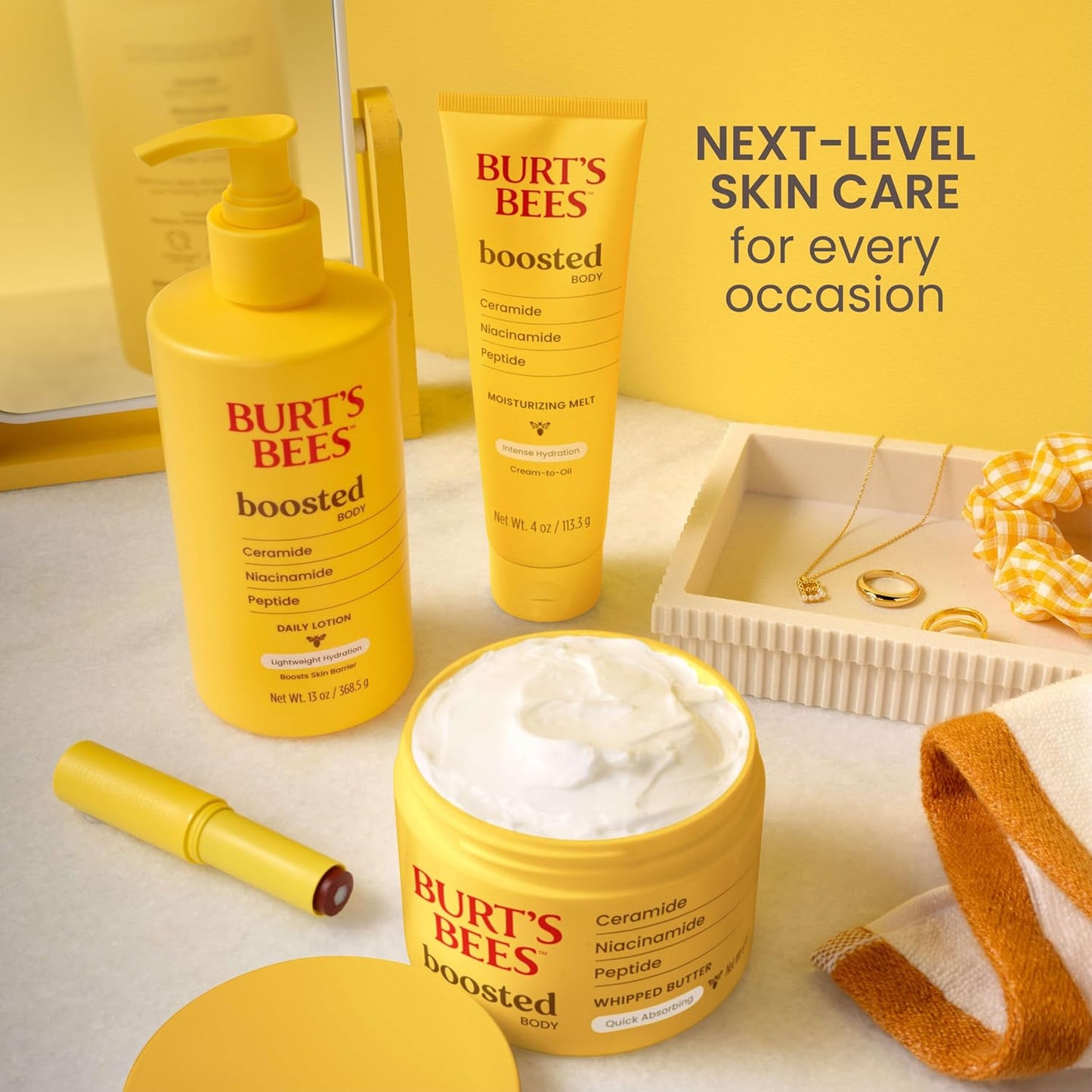 Burt's Bees Lip Balm - Nourishing Vitamin C & E Formula | 24-Hour Moisture, Tint-Free, 0.16 Oz