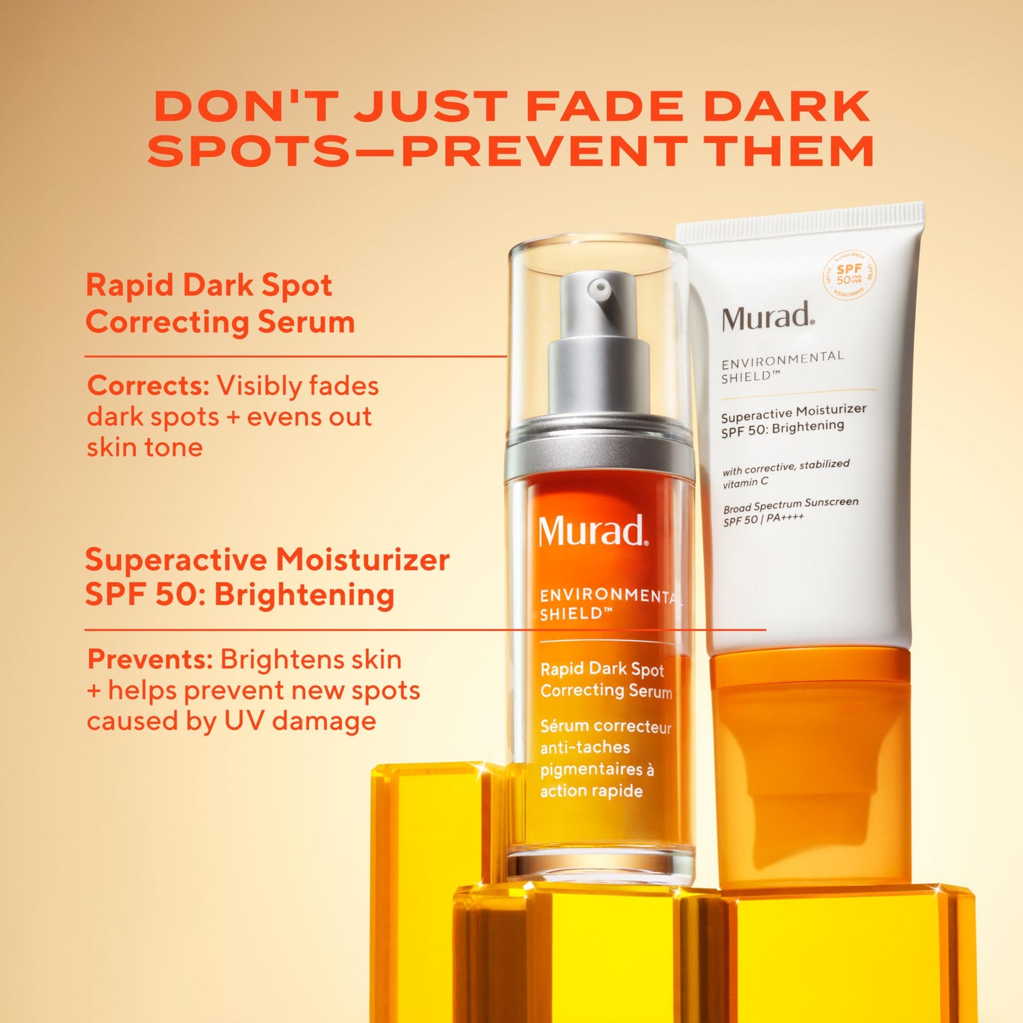 Murad Superactive Brightening Moisturizer SPF 50 Travel - Vitamin C Packed Hydrating Ulta Sheer Facial Sunscreen W/Lipid-boosting Technology for Preventative Aging Protection from UVA/UVB - 0.8 Fl Oz