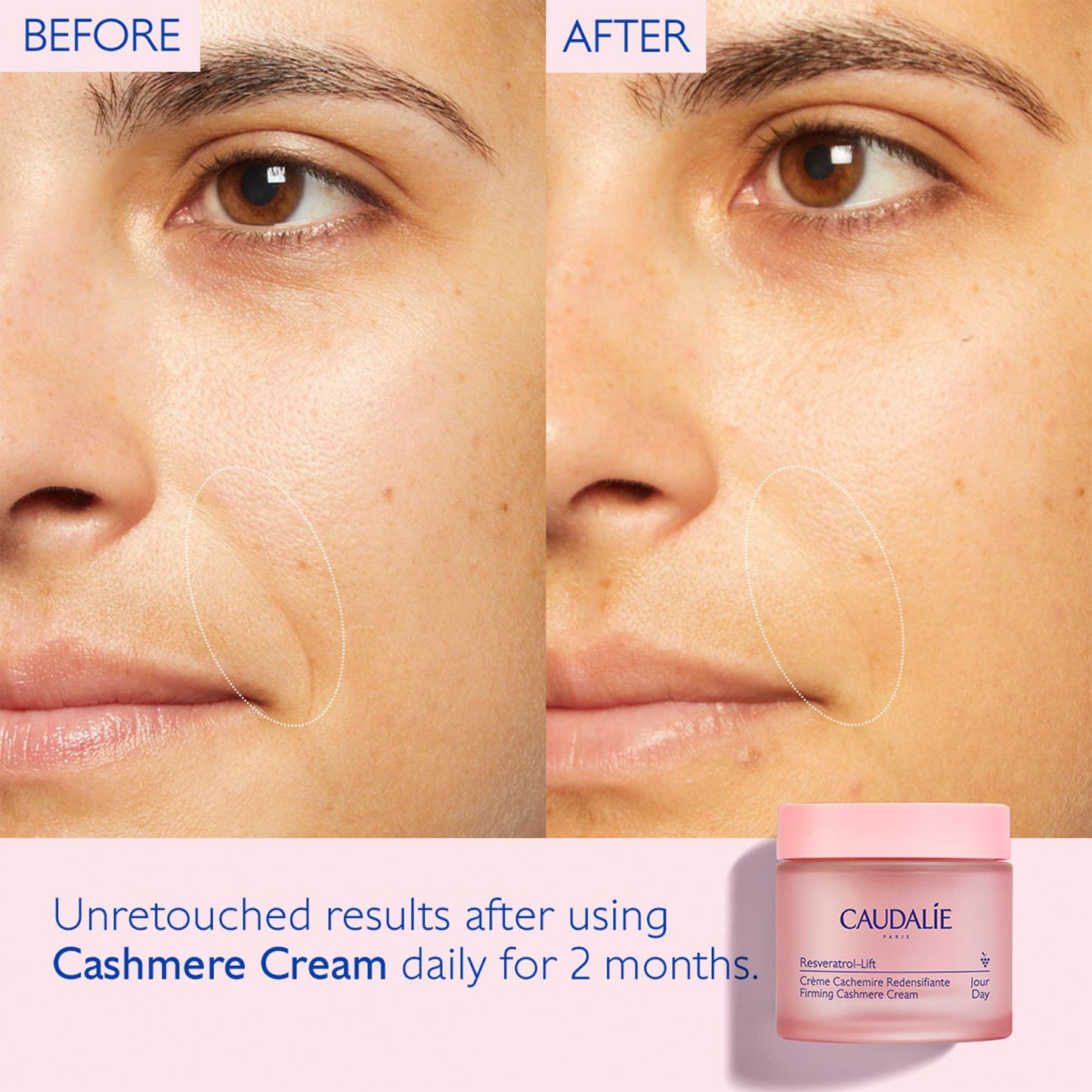 Caudalie Resveratrol-Lift Firming Cashmere Cream, Refillable Jar - 50 mL
