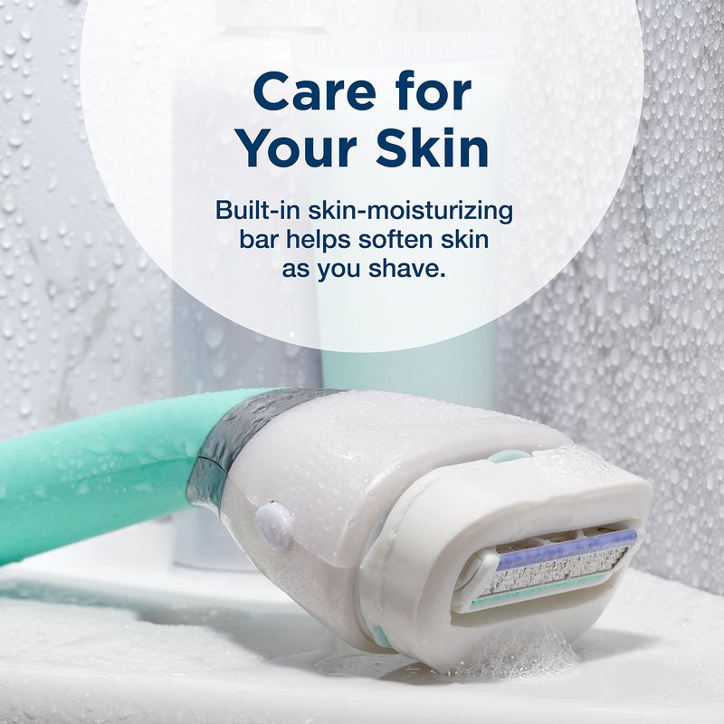 Schick Intuition - Lather & Shave In One Stop - Spring Bloom with Shea Butter, Fresh Floral Scent - Women's Razor Blade Refills - 3 Ct Pack of 4 = 12 Cartridges