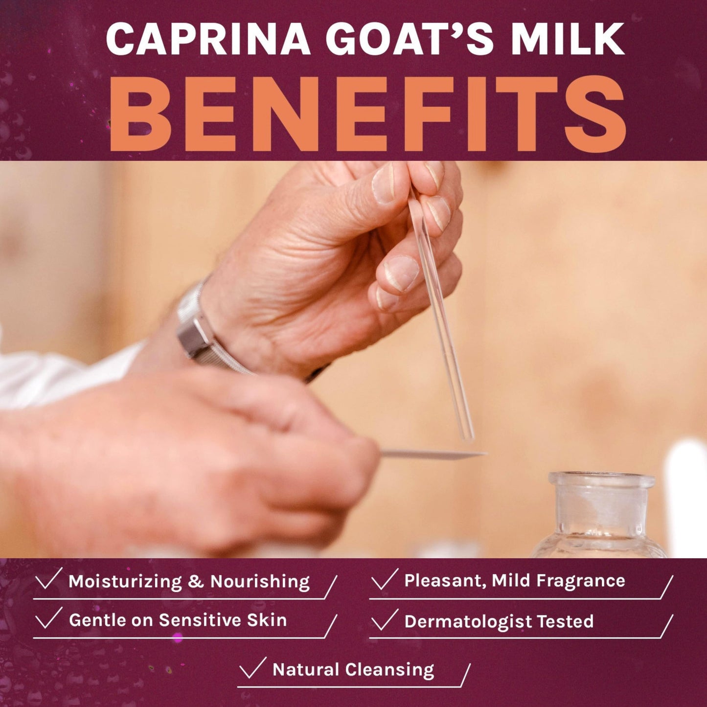 Caprina Canus Original Formula Fresh Goat's Milk Soap, 16 bars