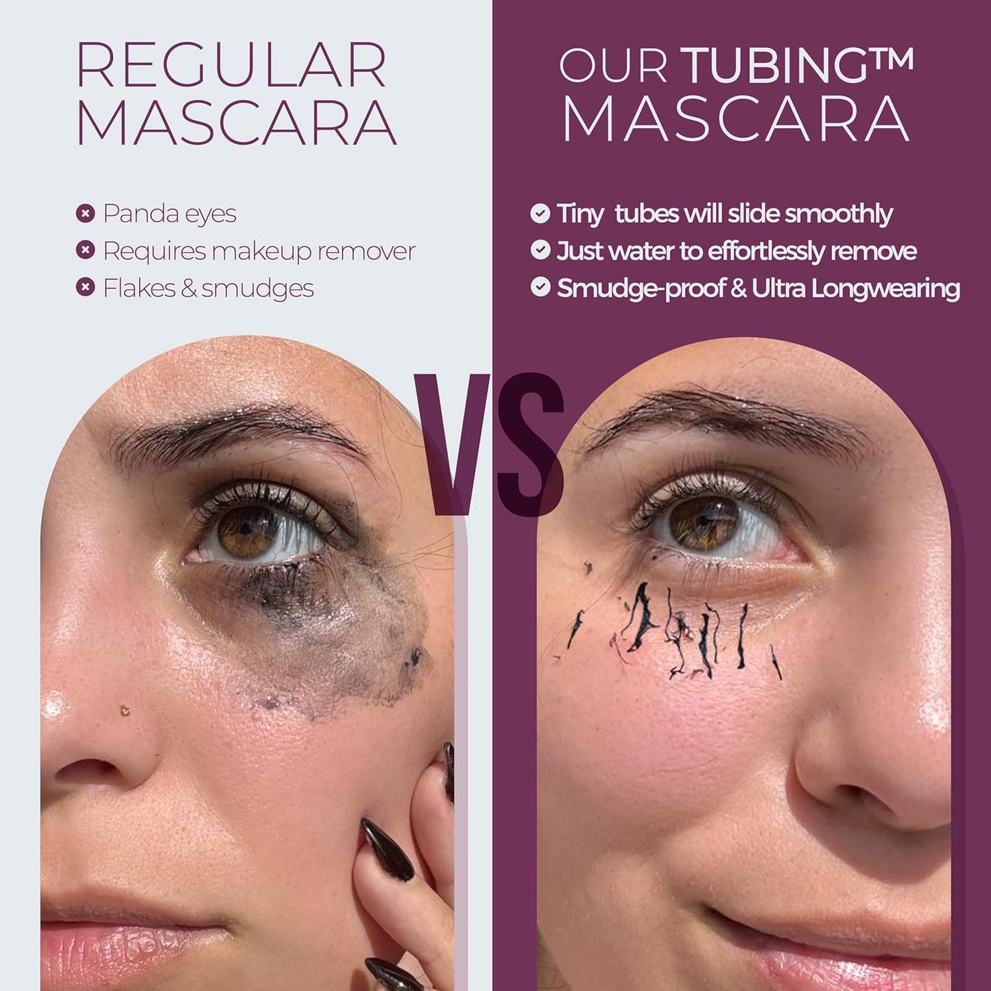Blinc Amplified Tubing Mascara - Volume & Definition for Sensitive Eyes | Longwear, Smudge-Proof, Washable