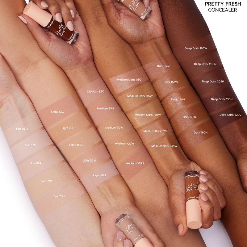 ColourPop Pretty Fresh Creamy Concealer - Full Coverage Concealer with a Natural Finish - Formulated with Hyaluronic Acid & Coconut Water for Instant Hydration - Medium - 85N (0.3 oz)