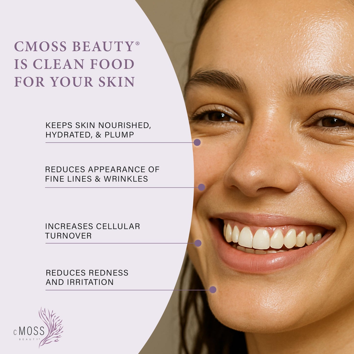 cMOSS BEAUTY Anti-Aging Glass Skin Face Mist – Instant Lift, Glow & Tighten | Sea Moss + Hyaluronic Acid Caffeine & Amethyst – Mood Boost, Oil-Free All Skin Types