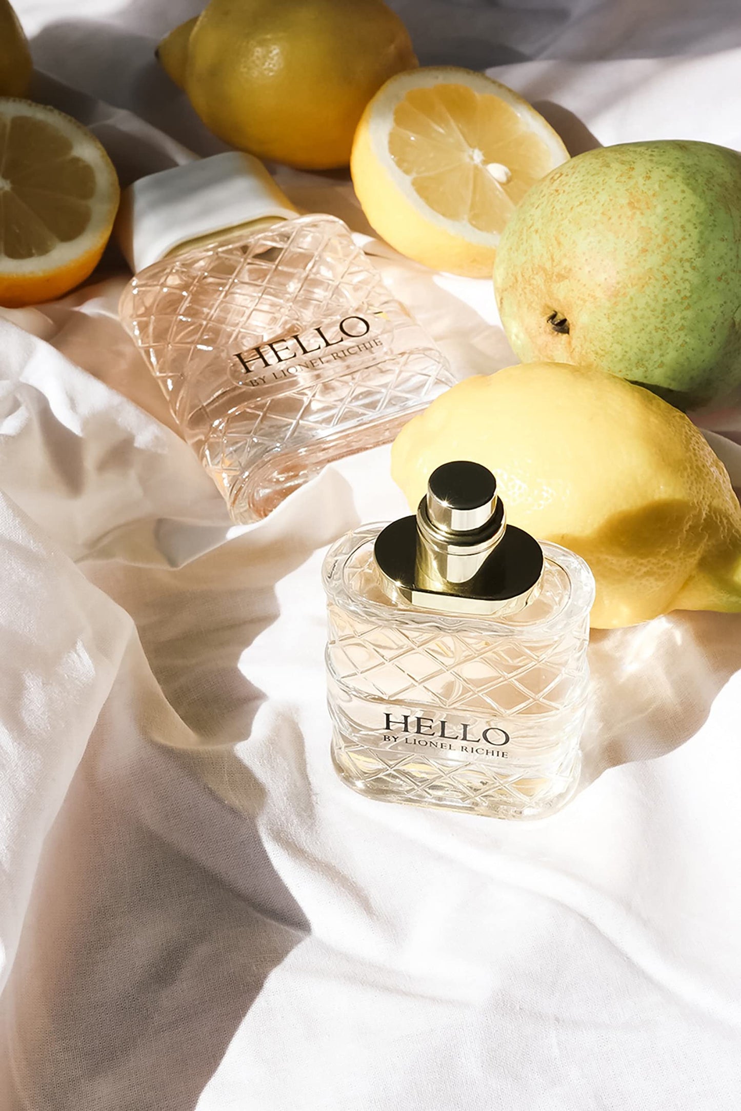 Lionel Richie Hello for Women - A Lush, Sweet, And Indulgent Fragrance - Light, Romantic Floral Chypre Eau De Toilette With Notes Of Pear And Jasmine - Fresh, Feminine, Long Lasting Scent - 3.4 oz