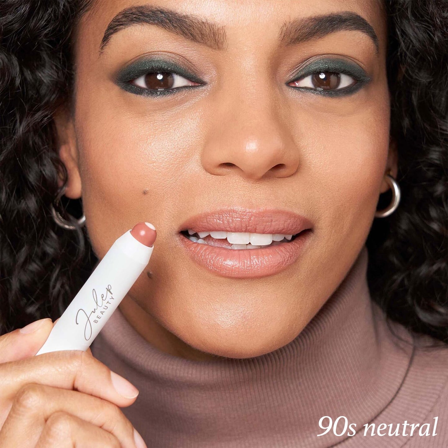 Julep The Perfect Pair 2pc Set It's Balm Tinted Lip Balm Vintage Mauve and With a Trace Retractable Creamy Long-Lasting Lip Liner, Antique Rose