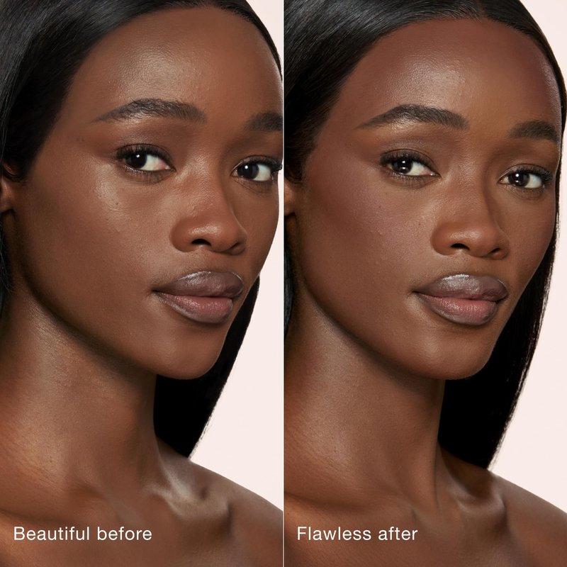 Charlotte Tilbury Airbrush Matte Bronzer Refill - Smoothing & Blurring Powder Bronzer with an Airbrush Finish - Refillable Makeup Infused with Silky Mica & Hyaluronic Acid - 4 Deep