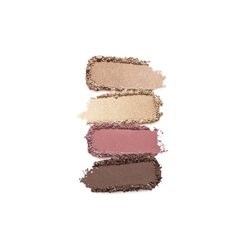 Kiko Milano Bright Quartet Eyeshadow Palette 02 | Palette With Four Baked Eyeshadows For Wet And Dry Use