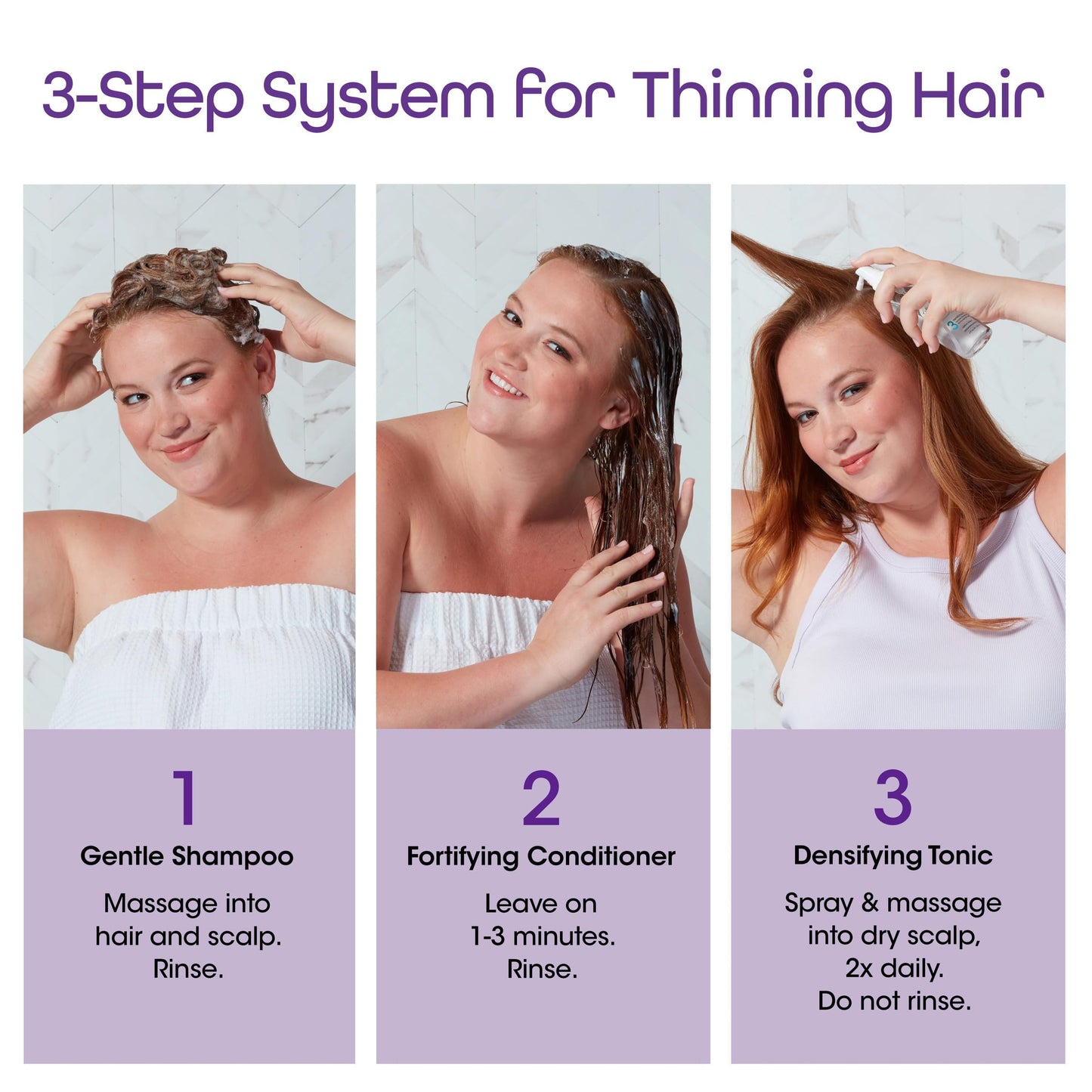 NUTRI-OX Starter Kit for Color-Treated Thinning Hair | Thicker, Fuller-Looking Hair | Peppermint | Clinically & Dermatologically Tested | 30 Day Supply