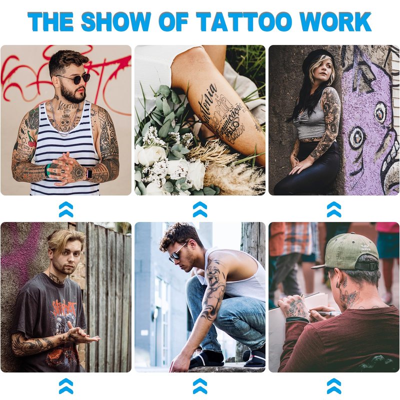Emalla 3MM Tattoo Skin Practice - 12Pcs Premium Silicone Fake Skin for Tattoo Training 7.48"x5.6" Double Sides 3mm Fake Skin for Beginners and Artists