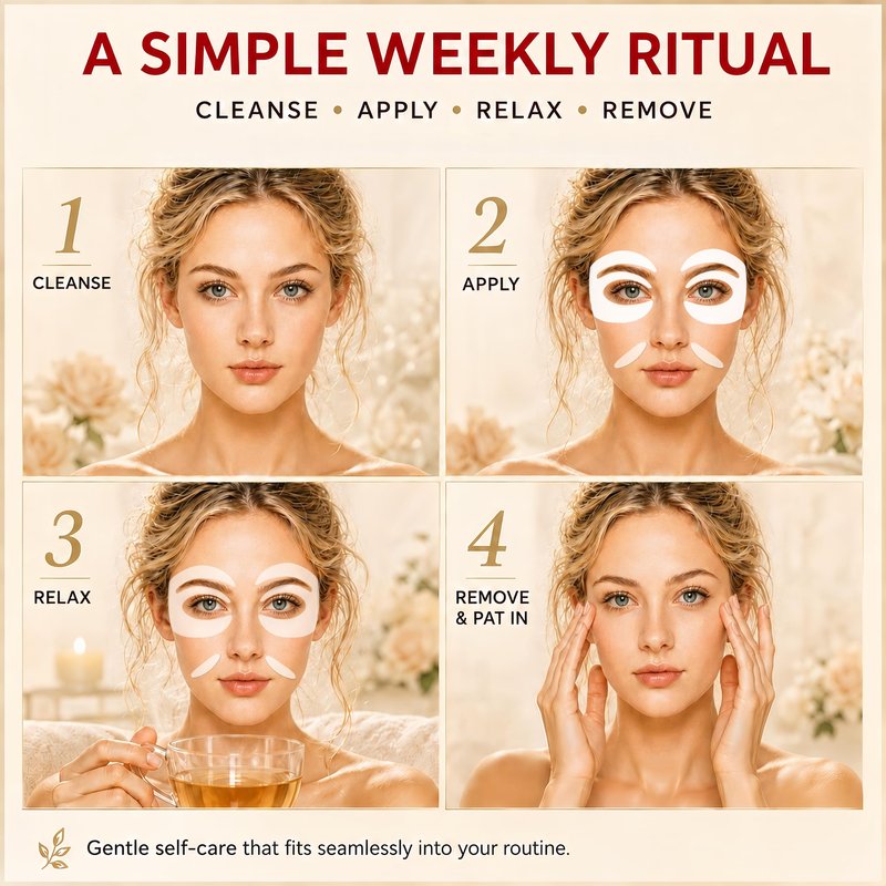 GONIM Under Eye Patches,Collagen Eye Patches for Puffy Eyes & Dark Circles, 360° Fit Hydrogel Eye Mask with PDRN Retinol,Caffeine,Niacinamide & Collagen Peptide,Hydrating Gifts for Women,4 Pairs