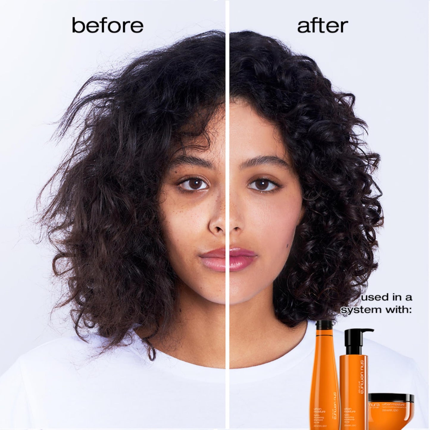 shu uemura art of hair Urban Moisture Hydro-Nourishing Deep Conditioner - Detangles, Smooths, and Reduces Frizz, Hydrates and Nourishes Dry Hair, Fights Pollution, 8 Fl Oz