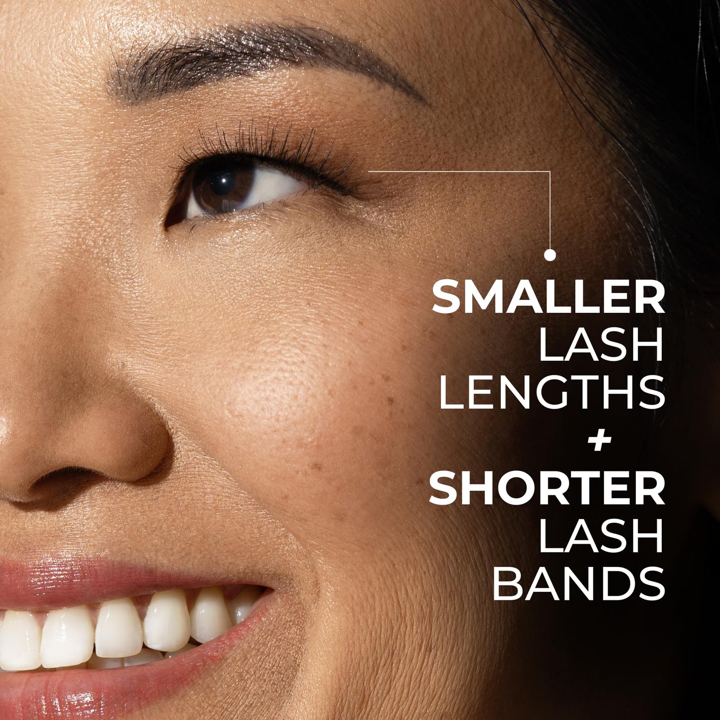 False Lashes for Monolids - Natural Eyelid Lifting Strip Eyelashes - Best Lashes for Asian Eyes - Small Style Light Volume - Hannah Cho Beauty