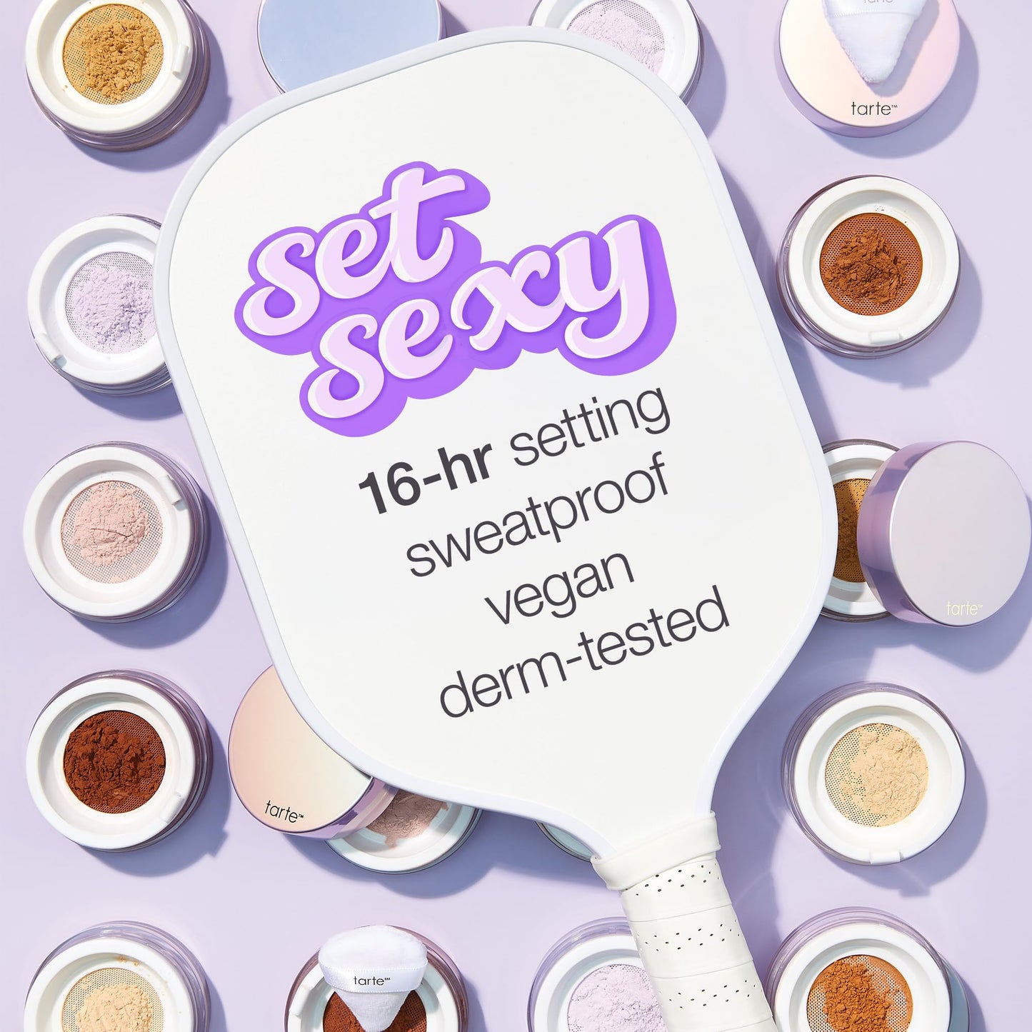 tarte creaseless setting powder – Loose Face Powder, Lightweight Oil-Absorbing Formula for Longwear Finish, Vegan & Cruelty-Free, full size, honey