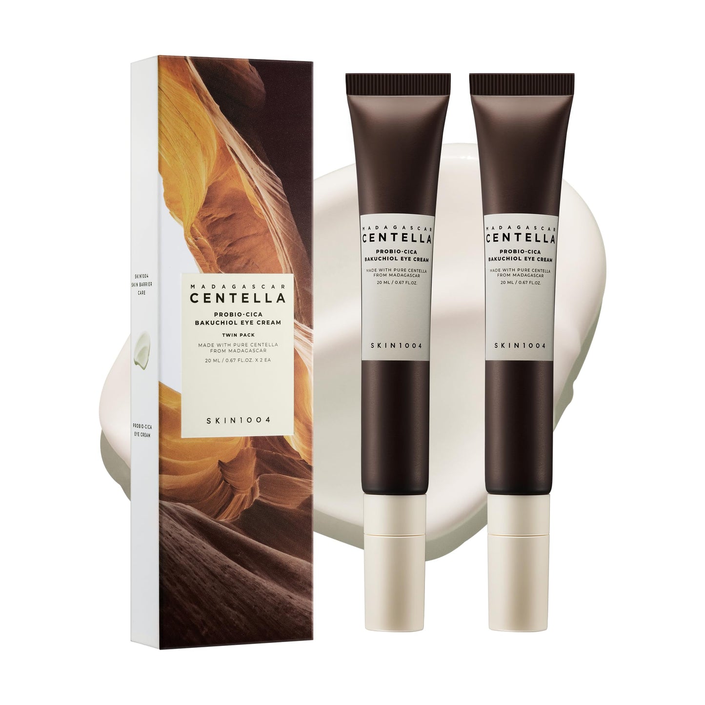 SKIN1004 Madagascar Centella Probio - Cica Bakuchiol Eye Cream 2x 20ml/0.67oz