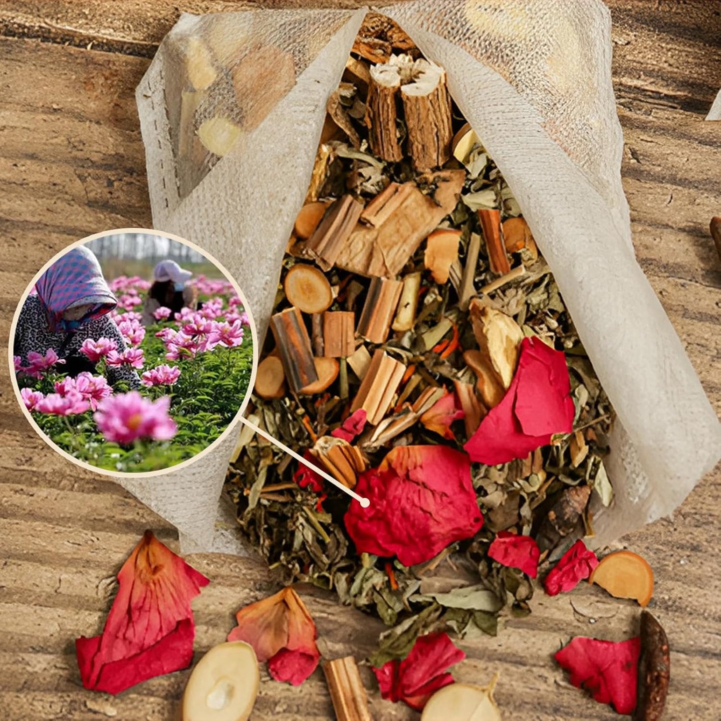 Herbal Foot Soak Bags - Ginger Detox Bath for Dry, Cracked Feet | 30-Pack Revitalizing Soak 900g