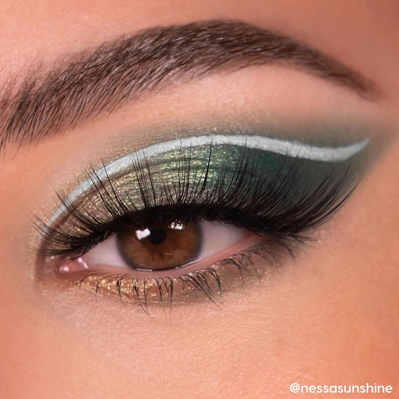 ColourPop Just My Luck Green Eyeshadow Palette - High-Pigment Matte & Metallic Shades | 0.3 oz