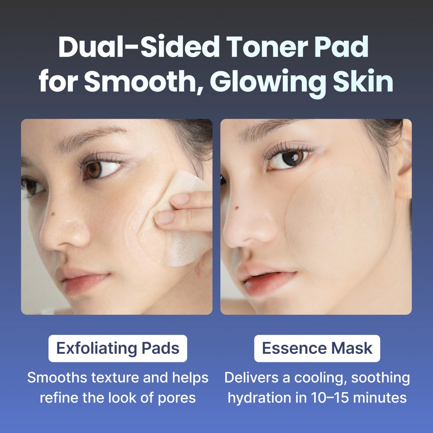 [PODL]Barley Hyaluronic Frozen40 Essence Toner Pads(70p) | Freeze-Dried Technology for Instant Cooling Hydration & Calming | Dual-Sided Toner Pads for Soft Exfoliating & Smooth Skin | Korean Skin Care
